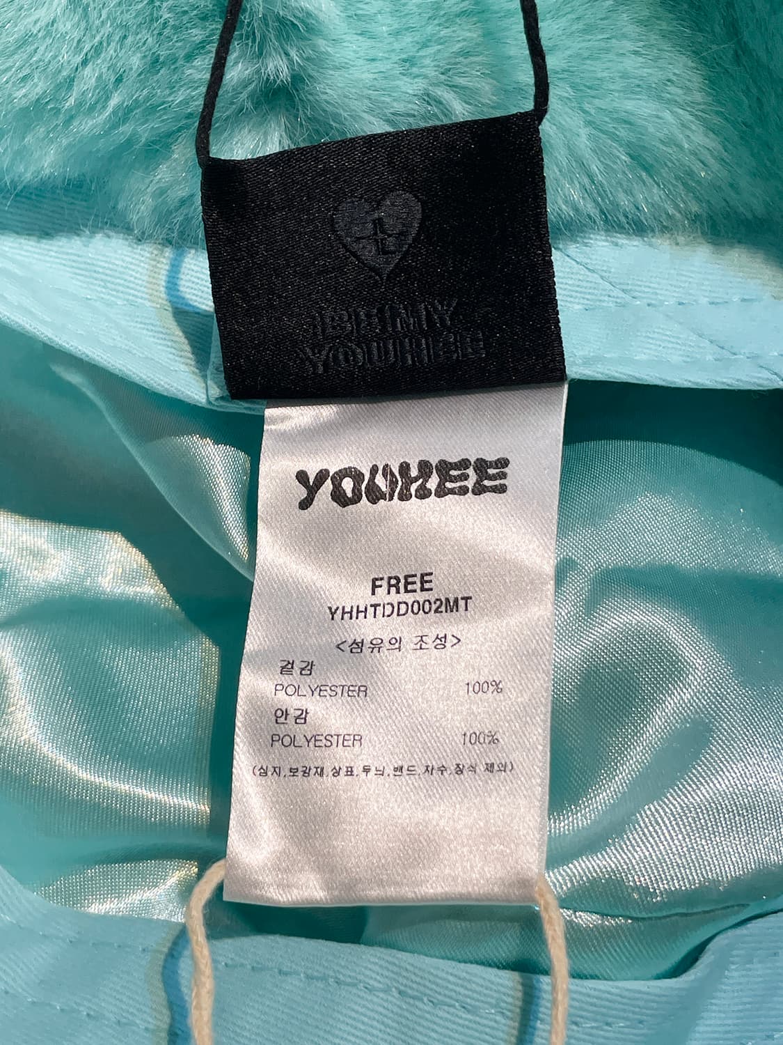 YOUHEE 유희 퍼 버킷햇 미사용 새 상품 A1408 상품이미지9