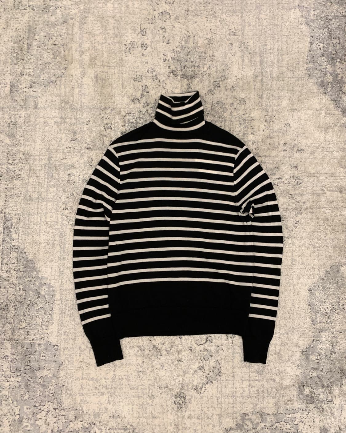 타카히로 미야시타 더 솔로이스트 스트라이프 터틀넥 상품이미지1