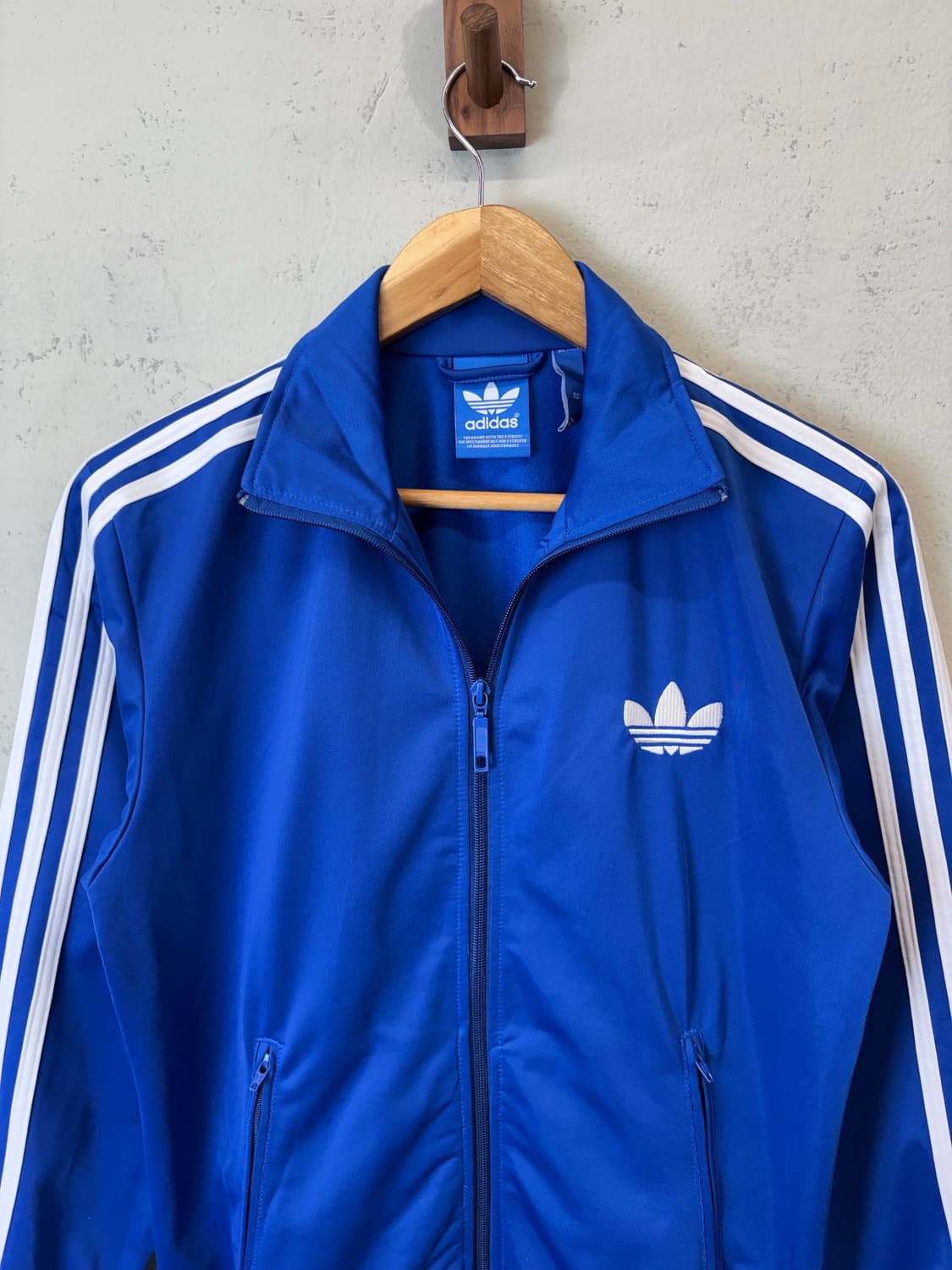아디다스 구형 파이어버드 블루 트랙탑 져지 상품이미지4