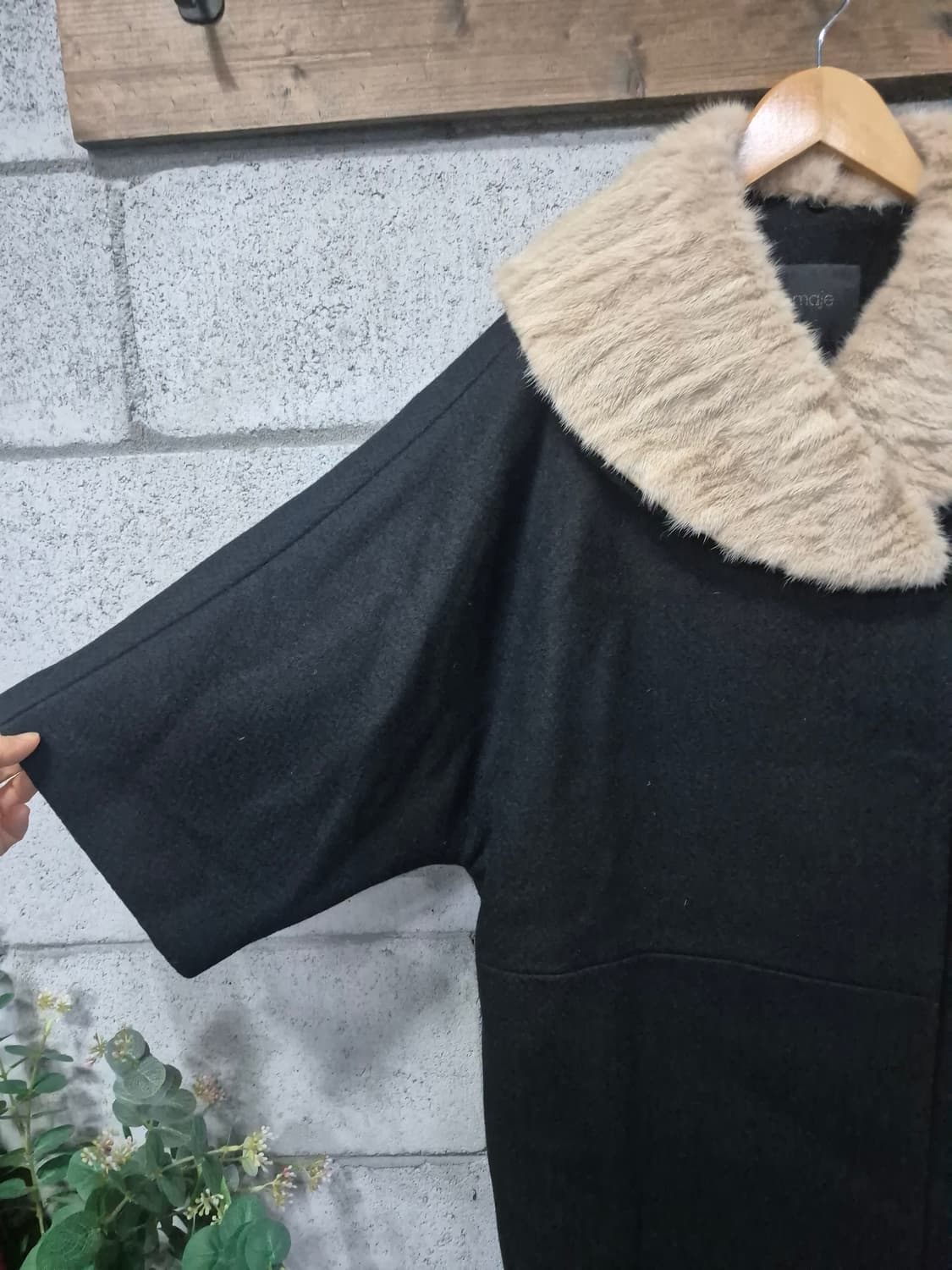 마쥬 밍크카라 울코트  상품이미지3