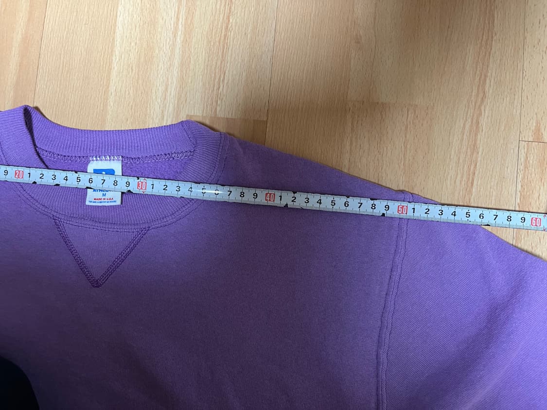 러셀 애슬레틱 90s 빈티지 스웻셔츠 바이올렛 색상 상품이미지7
