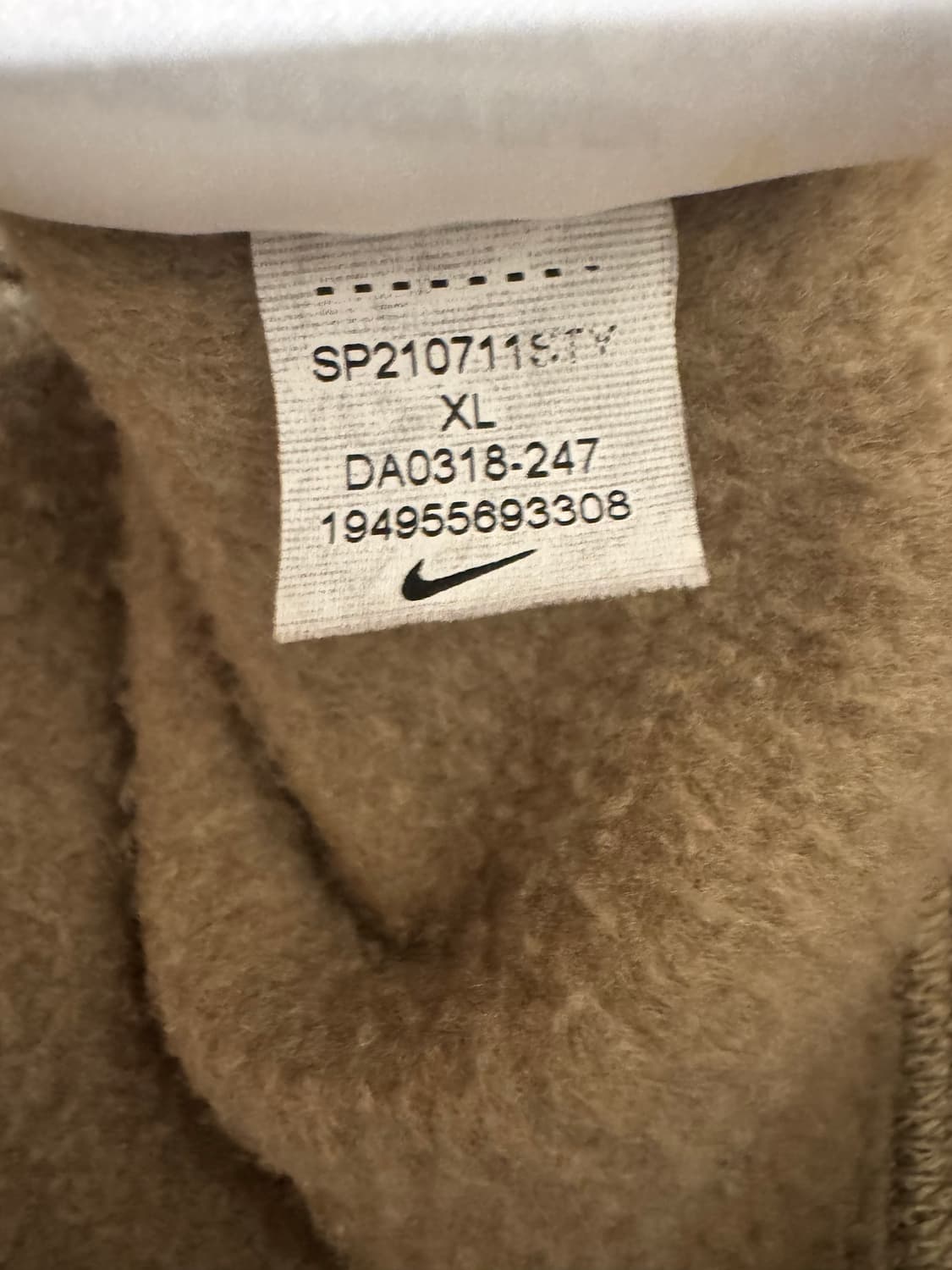 나이키NRG 솔로스우시 맨투맨 카키 XL 상품이미지4