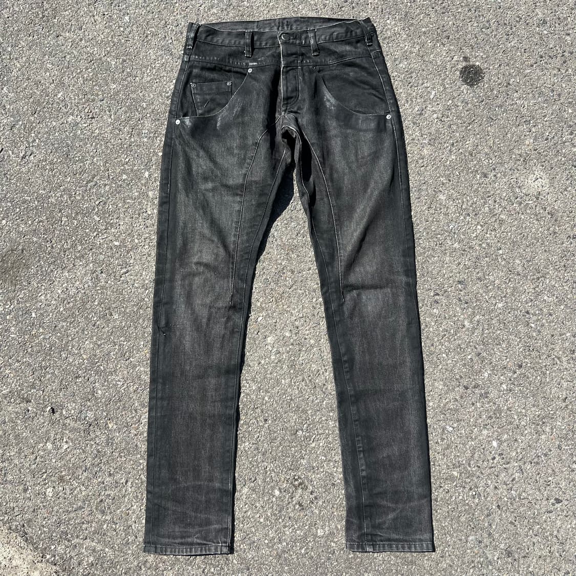 닐바렛 블랙 코팅 진 상품이미지1