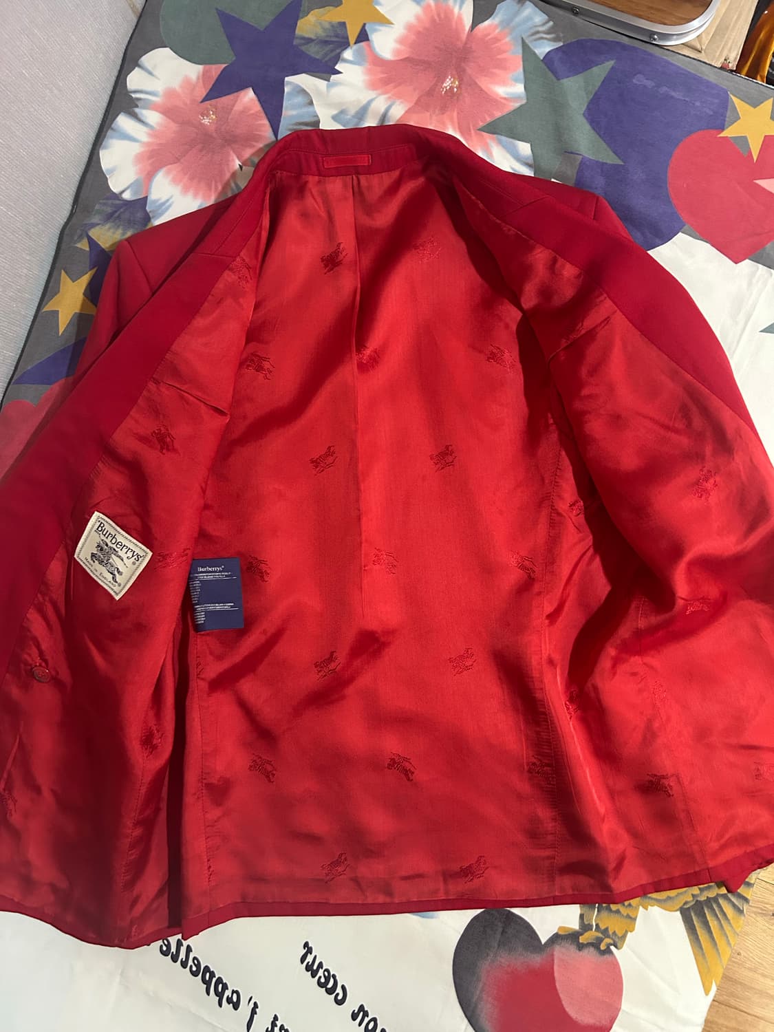 버버리 레드 더블 블레이저 상품이미지4