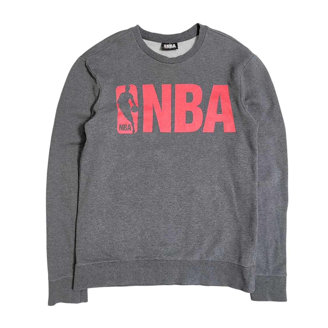 NBA 빅로고 그레이 맨투맨 상품이미지1