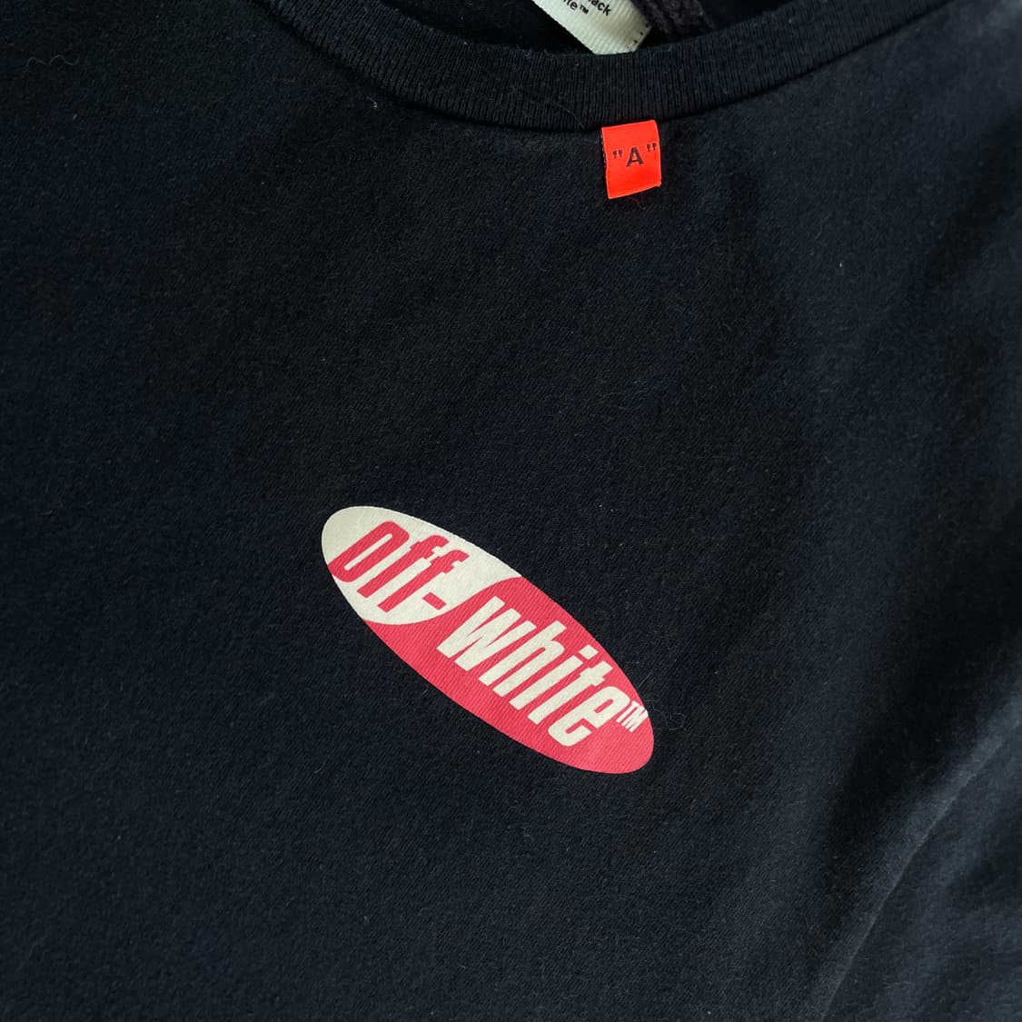 Off White  오프화이트 디아그 스플릿 애로우 블랙 티셔츠 상품이미지4