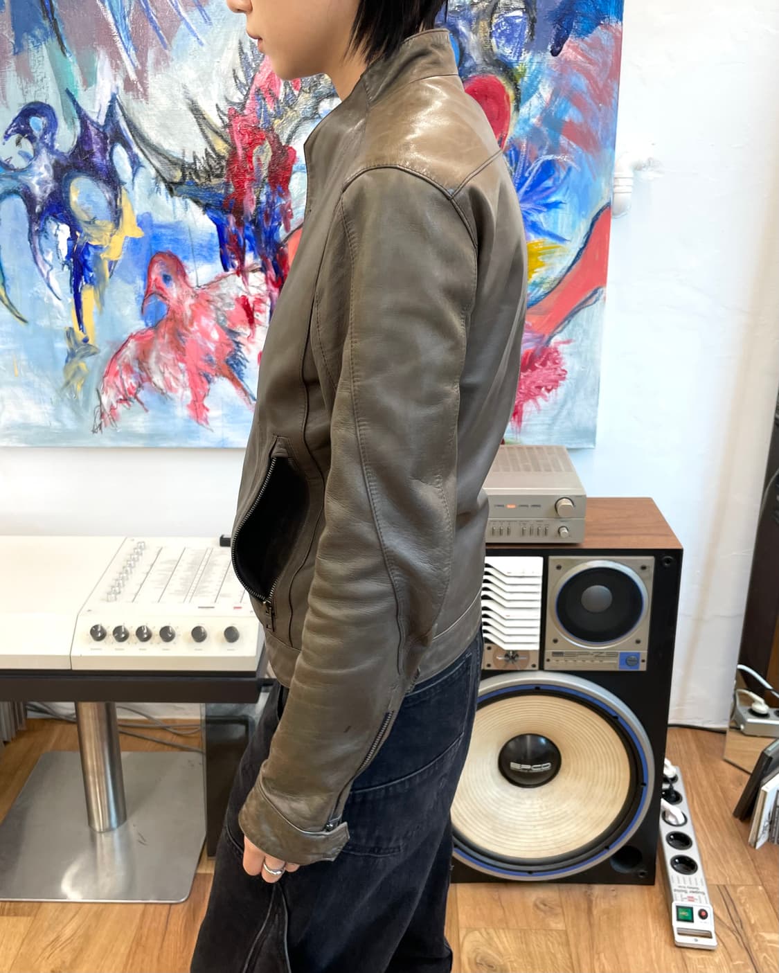 [95] 솔리드옴므 레더 자켓 상품이미지4