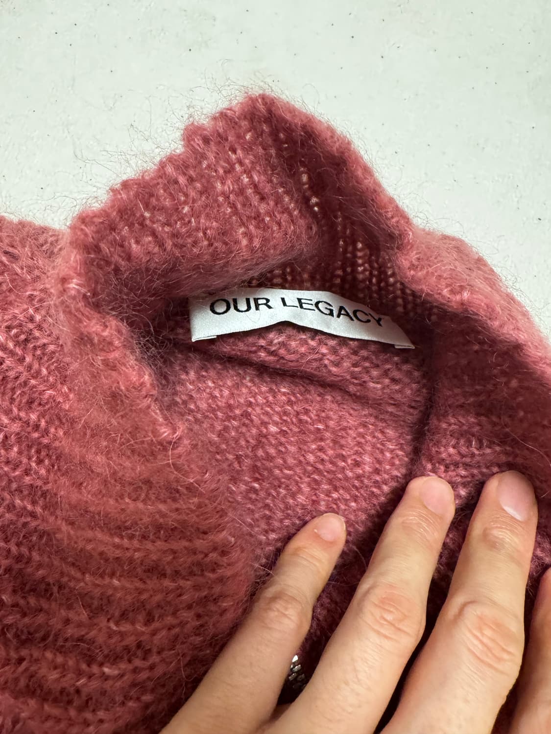 아워레가시 모헤어 실크 집업 스웨터 48 상품이미지4