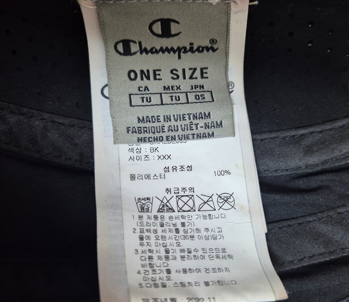 챔피온 러닝 캡 모자 상품이미지3