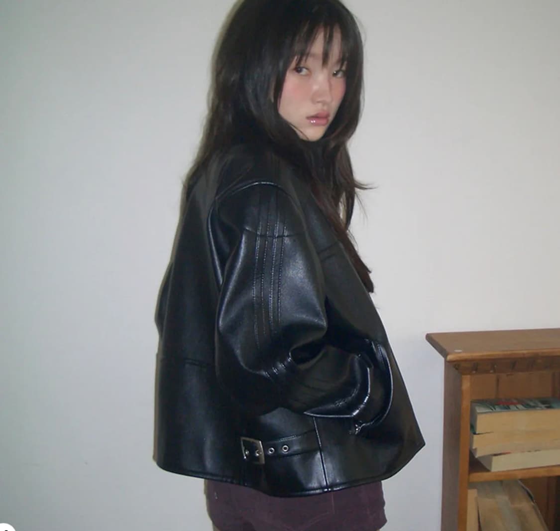 데어드 레이싱 레더 자켓 상품이미지4