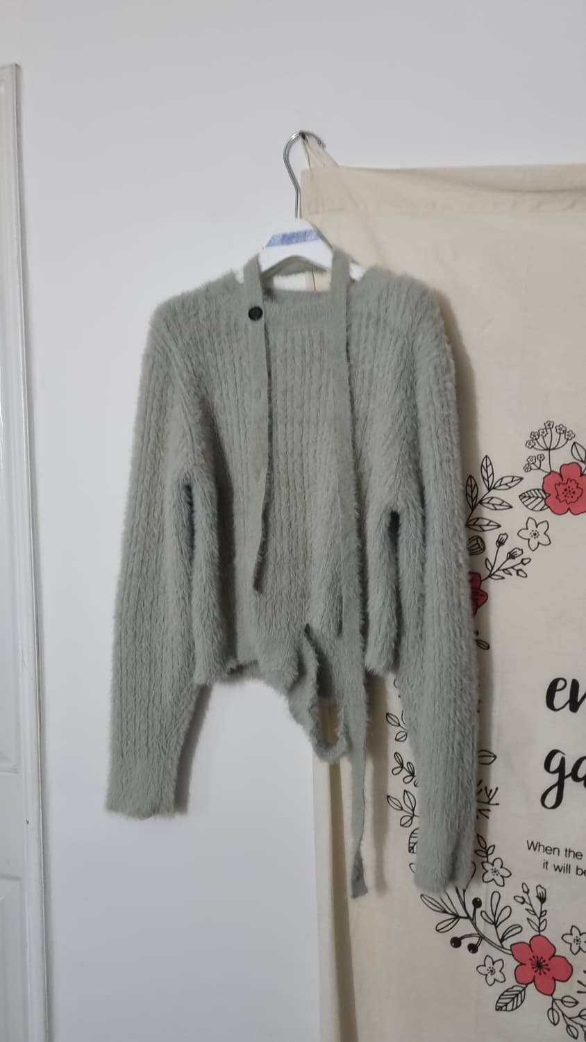 SATUR Fair slit muffler knit S 상품이미지4