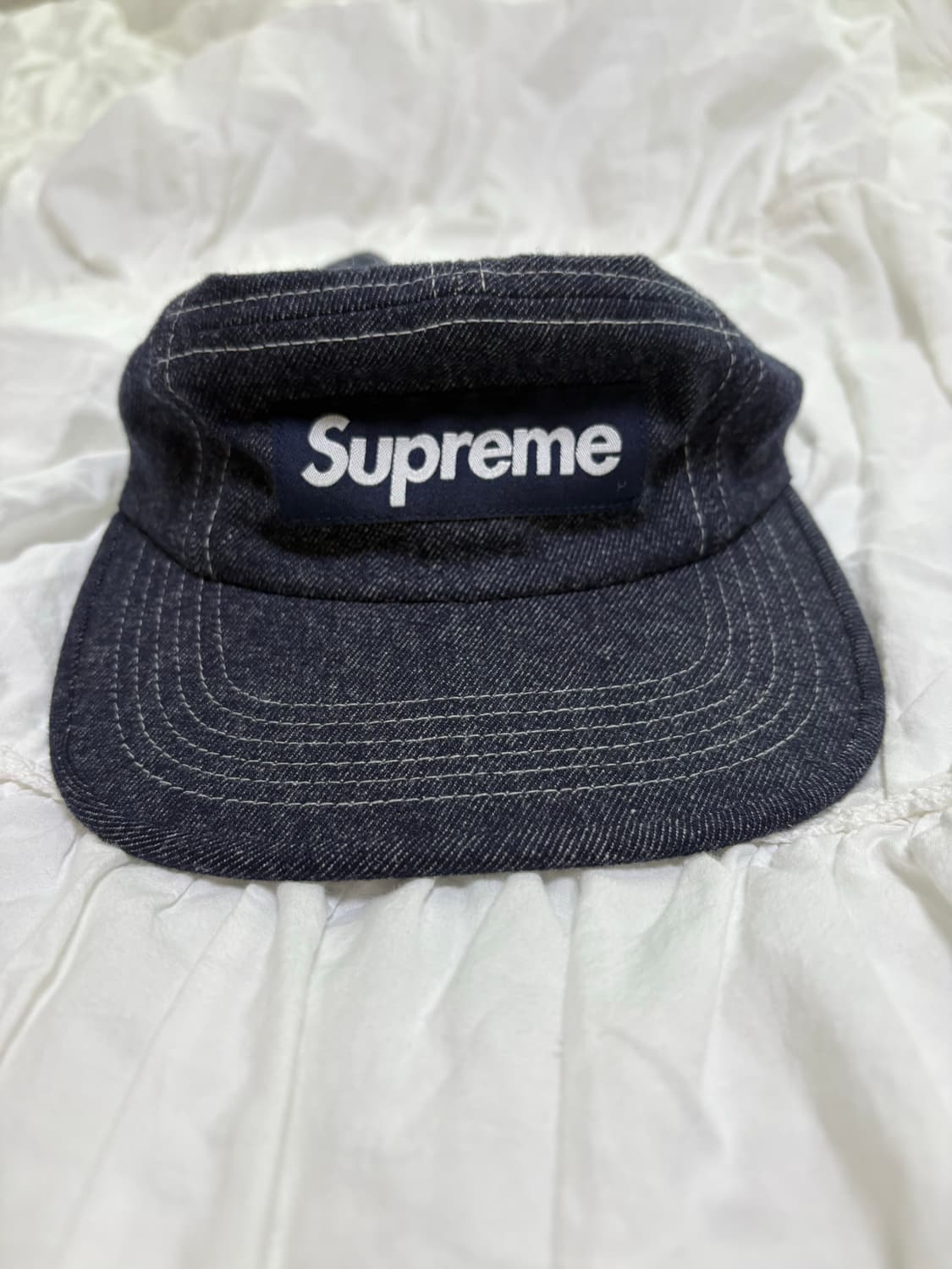 슈프림 울 캠프캡 데님 - 24FW 상품이미지2