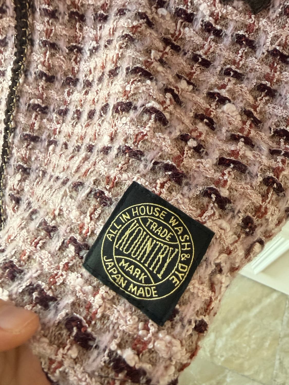  캐피탈(Kapital) 브랜드의 팬시 트위드 그레이트 컨트리 베이스볼  상품이미지5