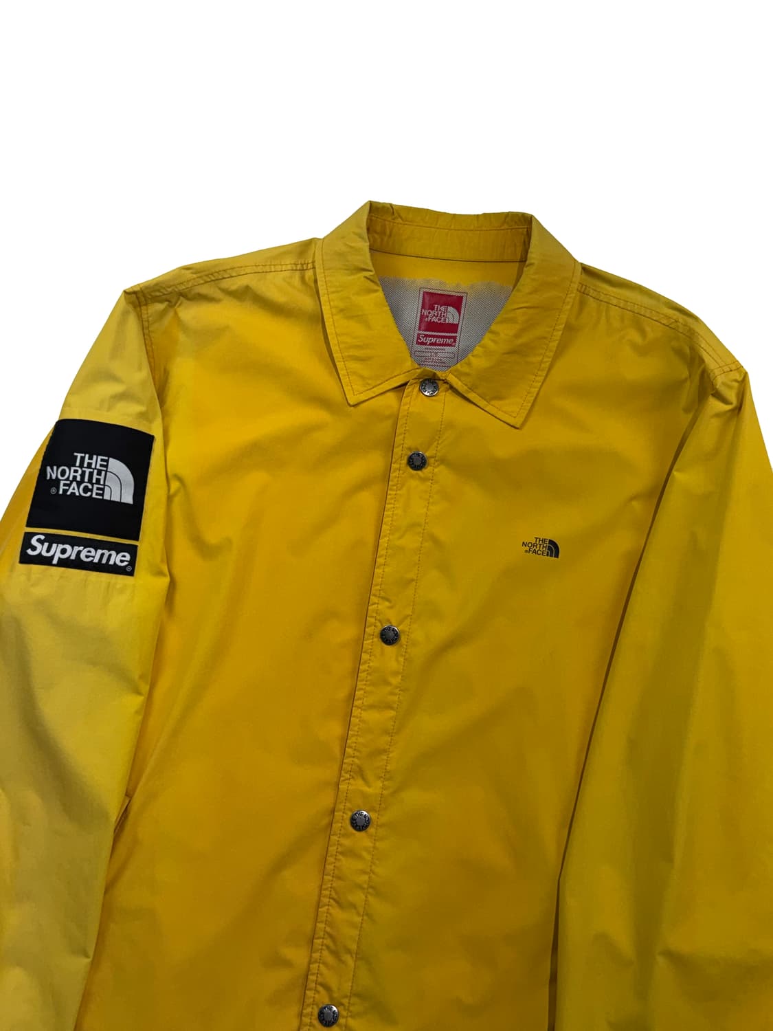 슈프림 x 노스페이스 패커블 코치 자켓 옐로우 상품이미지2