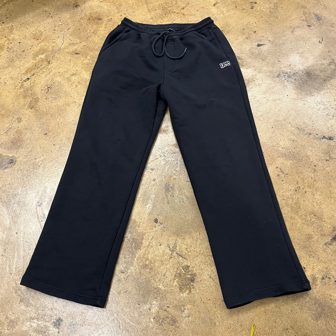 [정품/L] Lee 검정색 트레이닝 바지 b16 상품이미지2
