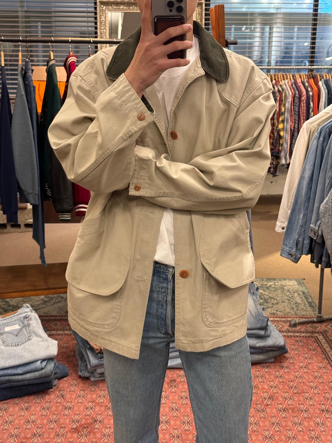 L) 70-80s USA L.L.Bean Cotton Field Jack 상품이미지8