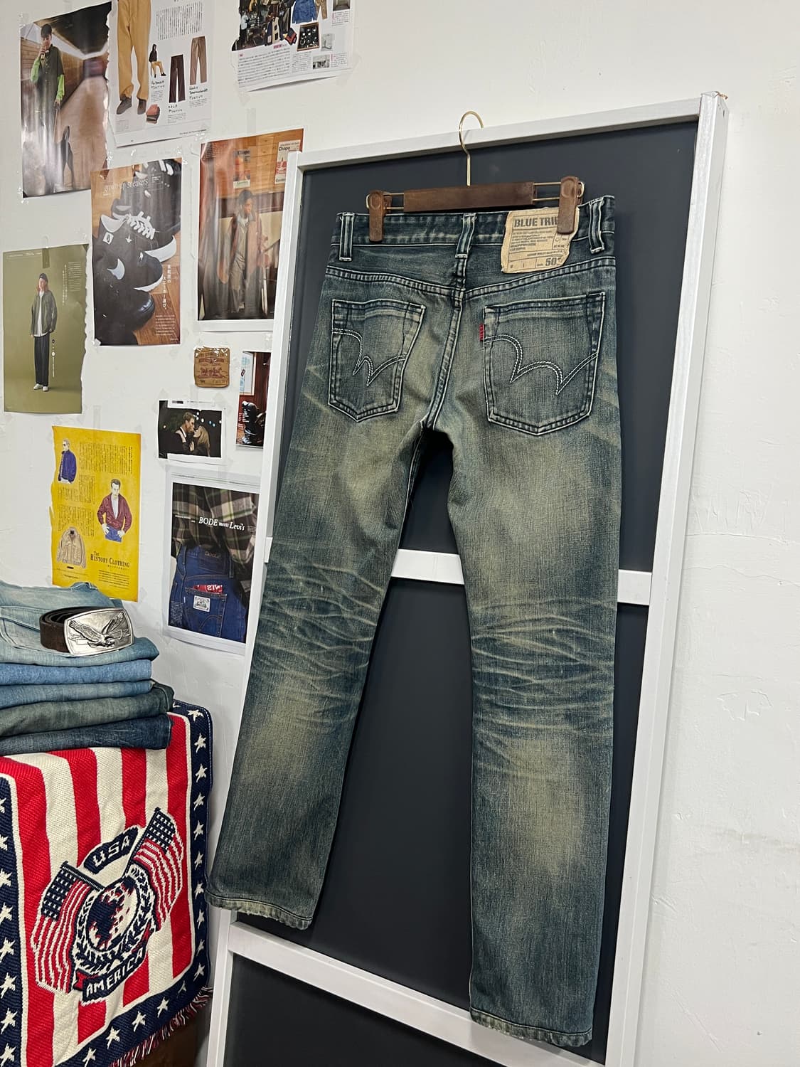 Edwin 에드윈 503 워싱 슬림핏 데님 팬츠 상품이미지1