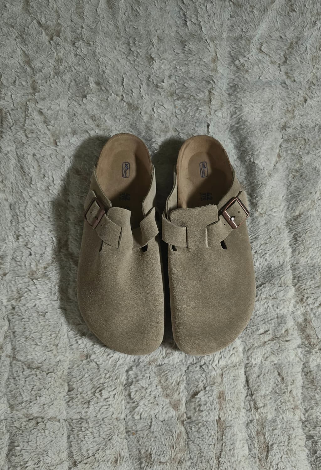 버켄스탁 보스턴 타우페 소프트 풋베드 토프 샌들 레귤러 EU42 상품이미지1