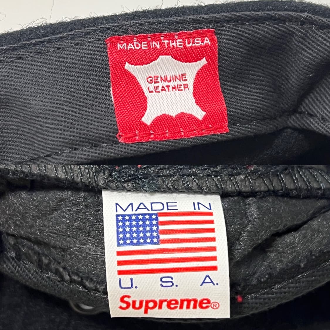 슈프림 2007 울 레더 바이저 캠프캡 상품이미지9