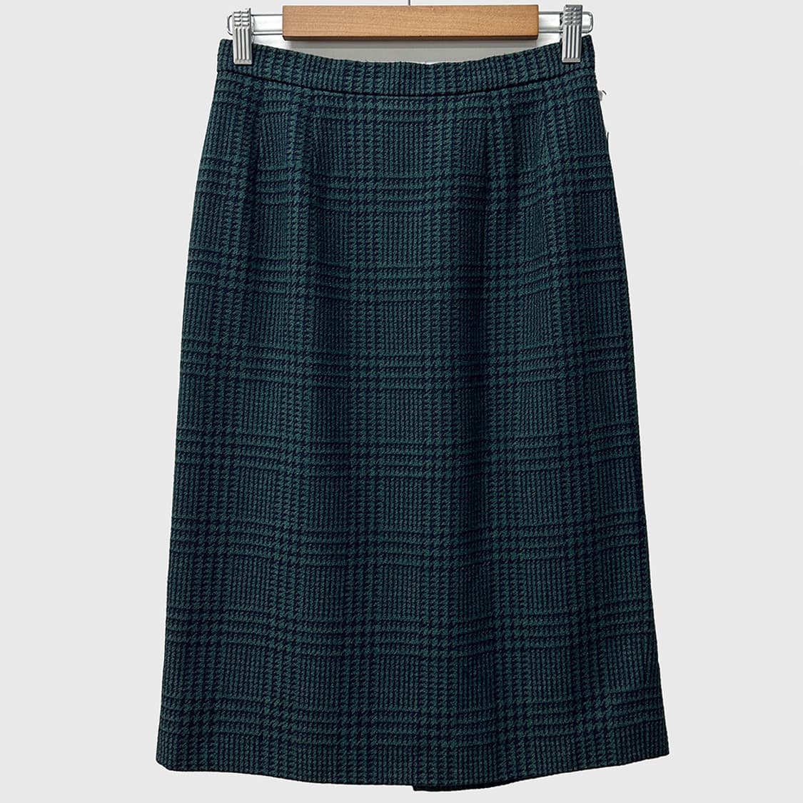 버버리 실크 울 하운드투스 체크 스커트 치마 여성 27in 상품이미지1