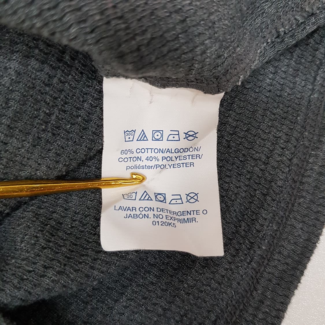 폴로 랄프로렌 와플 텍스처 롱슬리브 티셔츠  M사이즈 상품이미지4