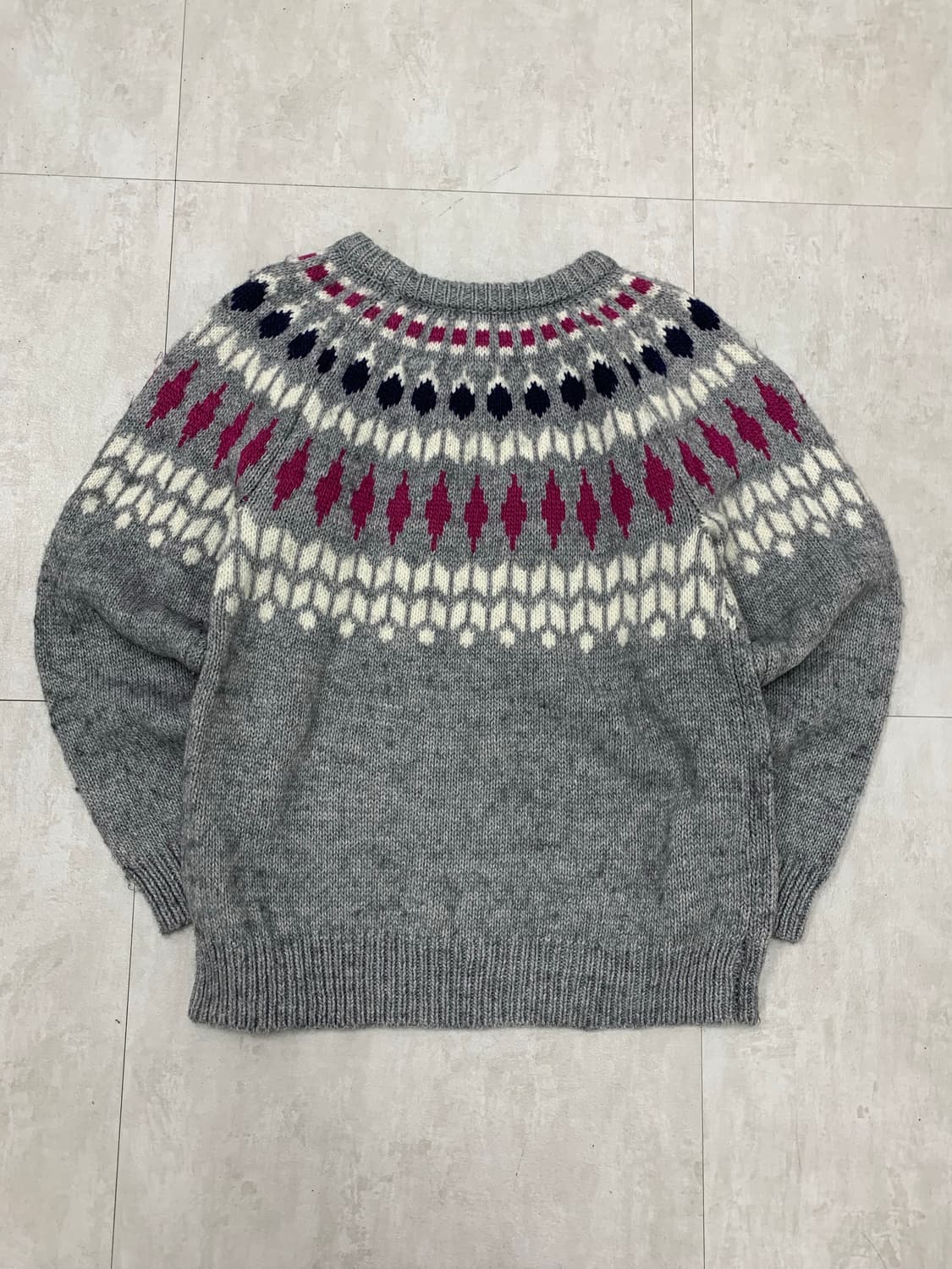 Lowlyfarm 패턴 니트 #406 상품이미지6