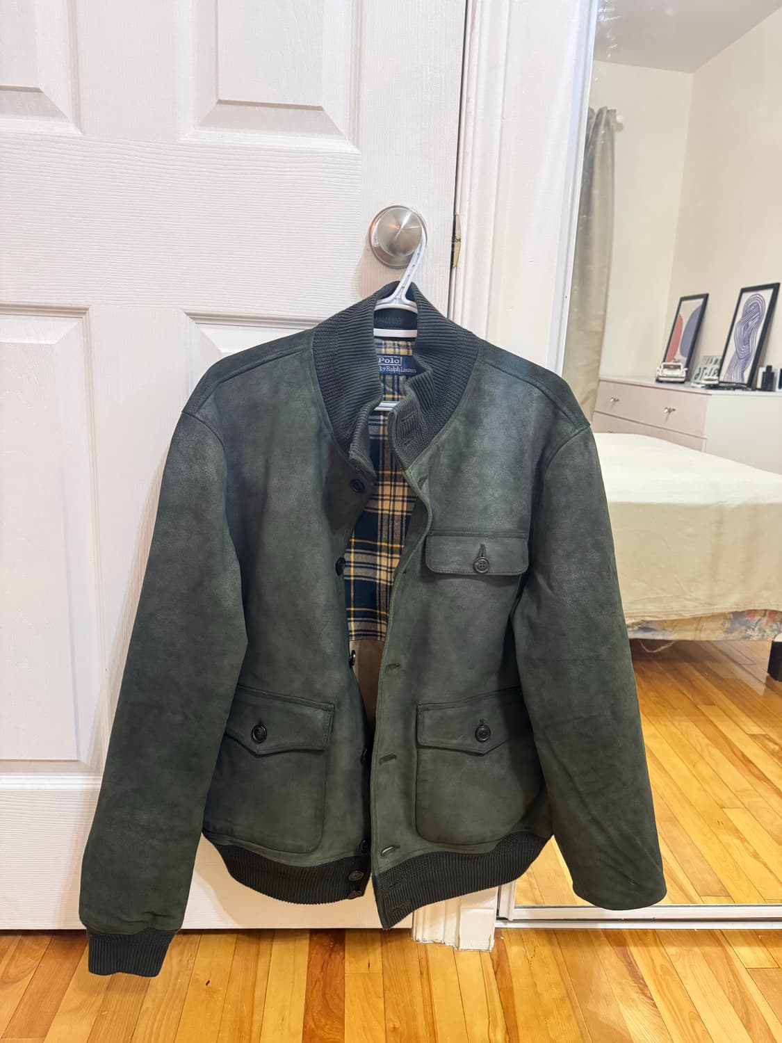 새제품 [L] Polo Ralph Lauren 스웨이드 A-1 자켓 상품이미지1