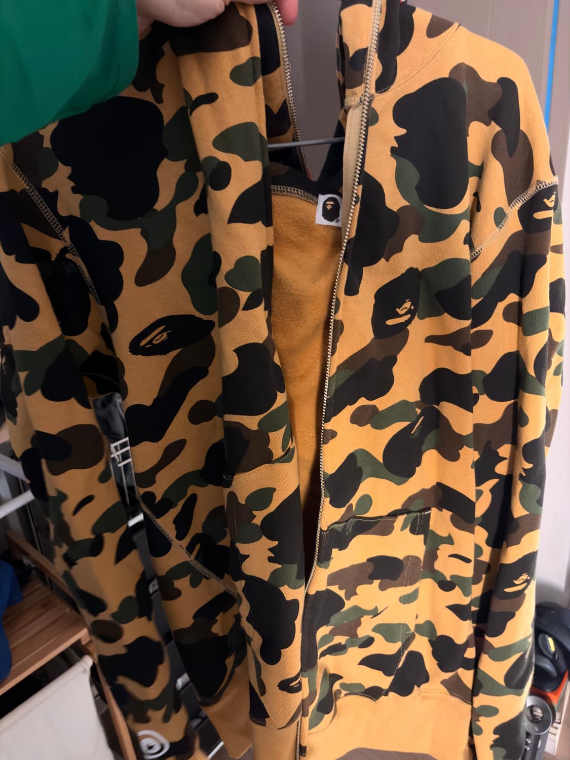 베이프 카모 후드집업 xl 상품이미지2