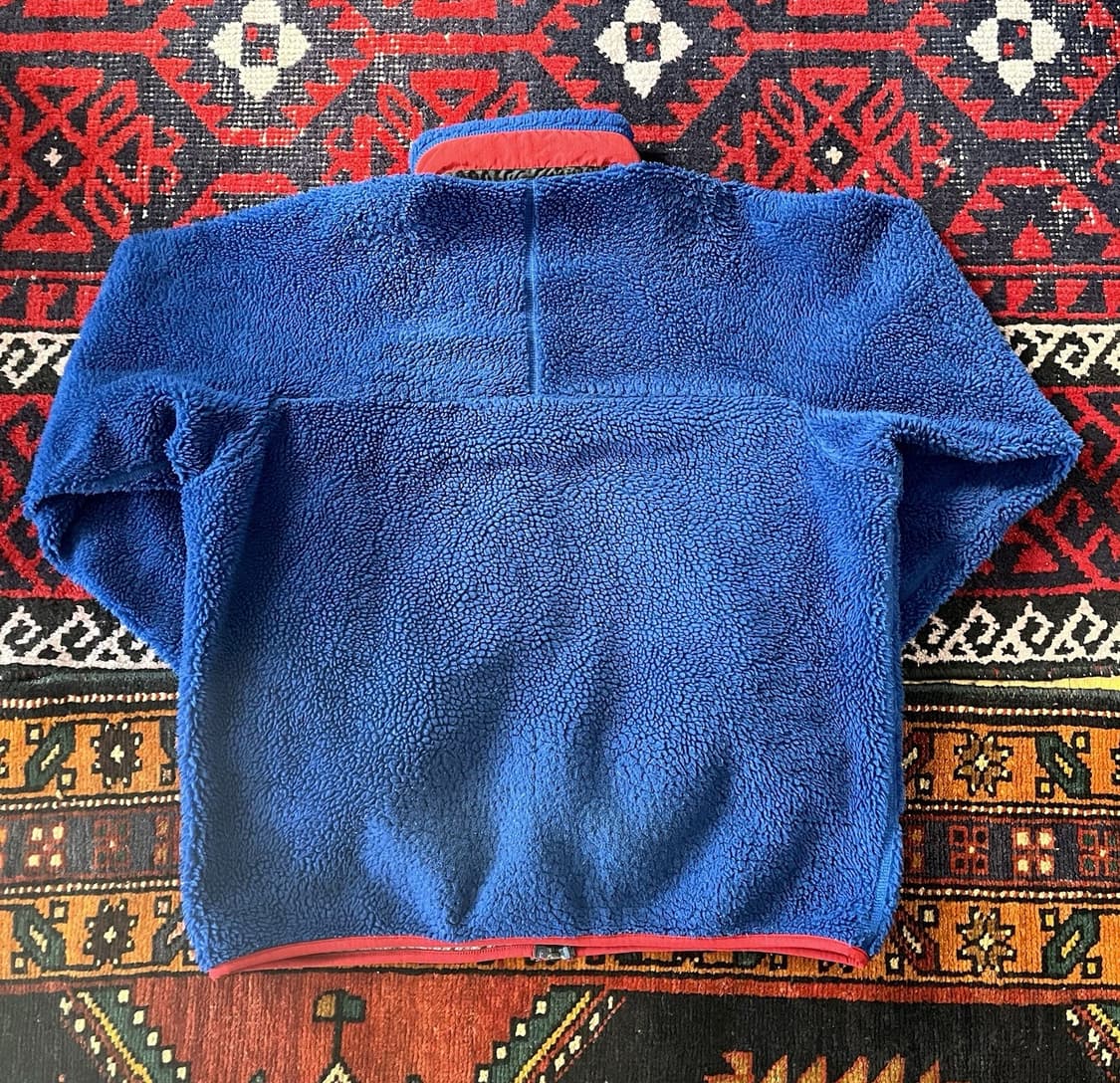 파타고니아 클래식 레트로-X 플리스 자켓 클래식 네이비/레드 상품이미지4