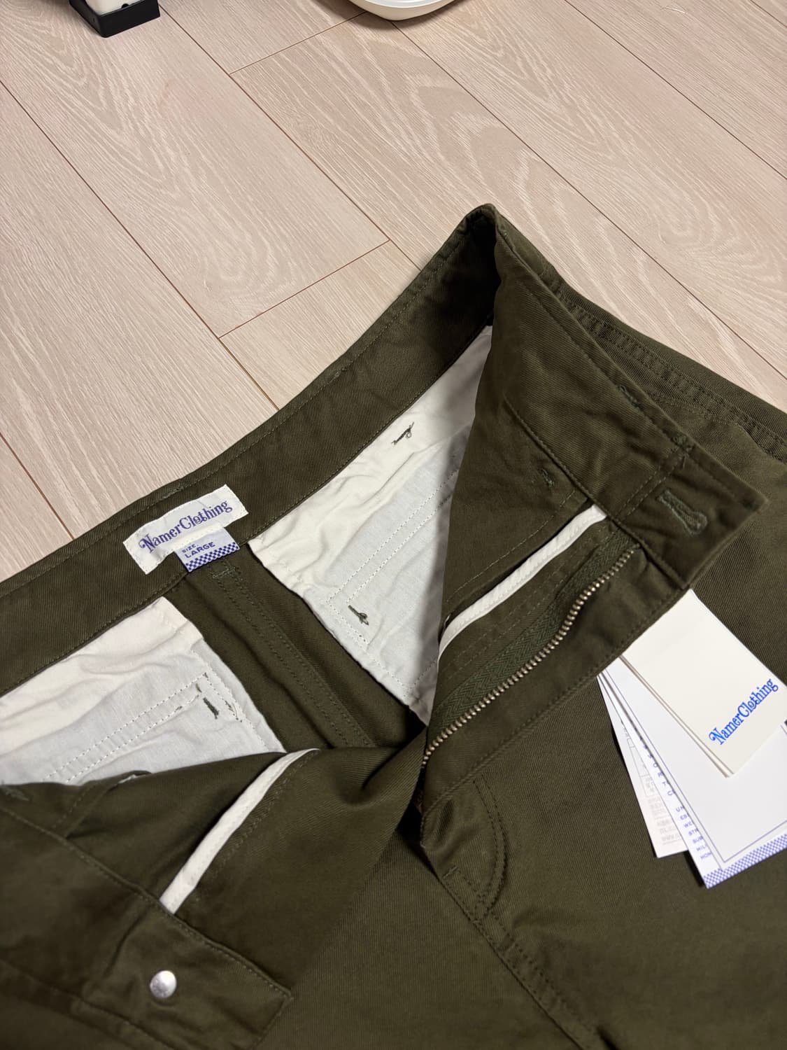 네이머클로딩 오피서치노 올리브L 상품이미지4