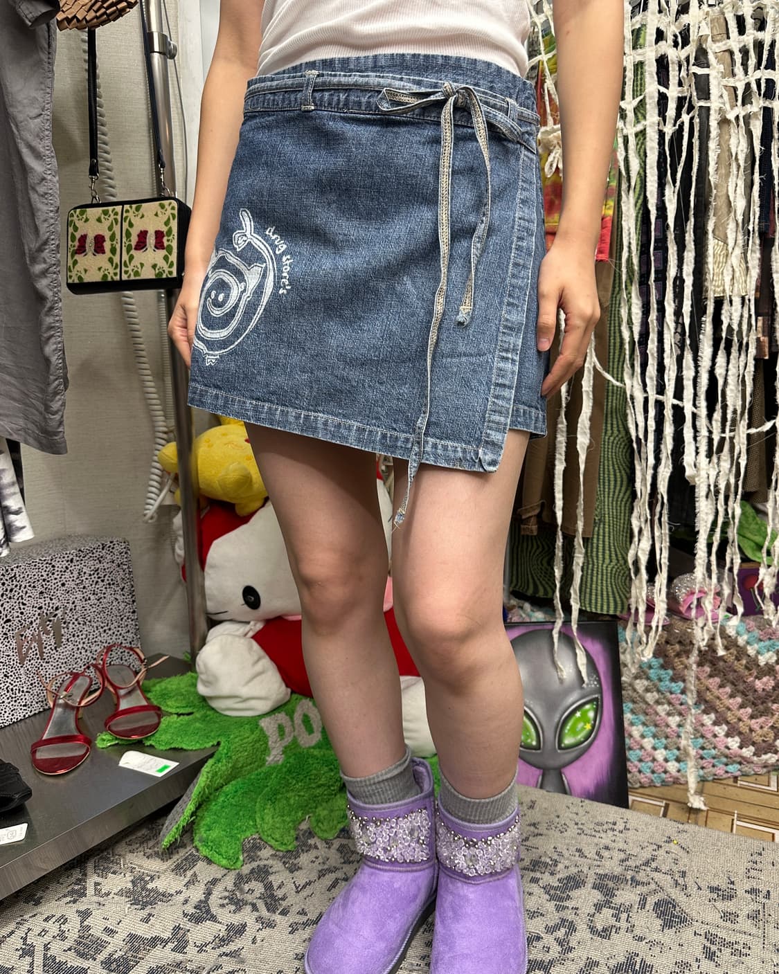 drug store's 랩스커트 (착용샷있음) 상품이미지6