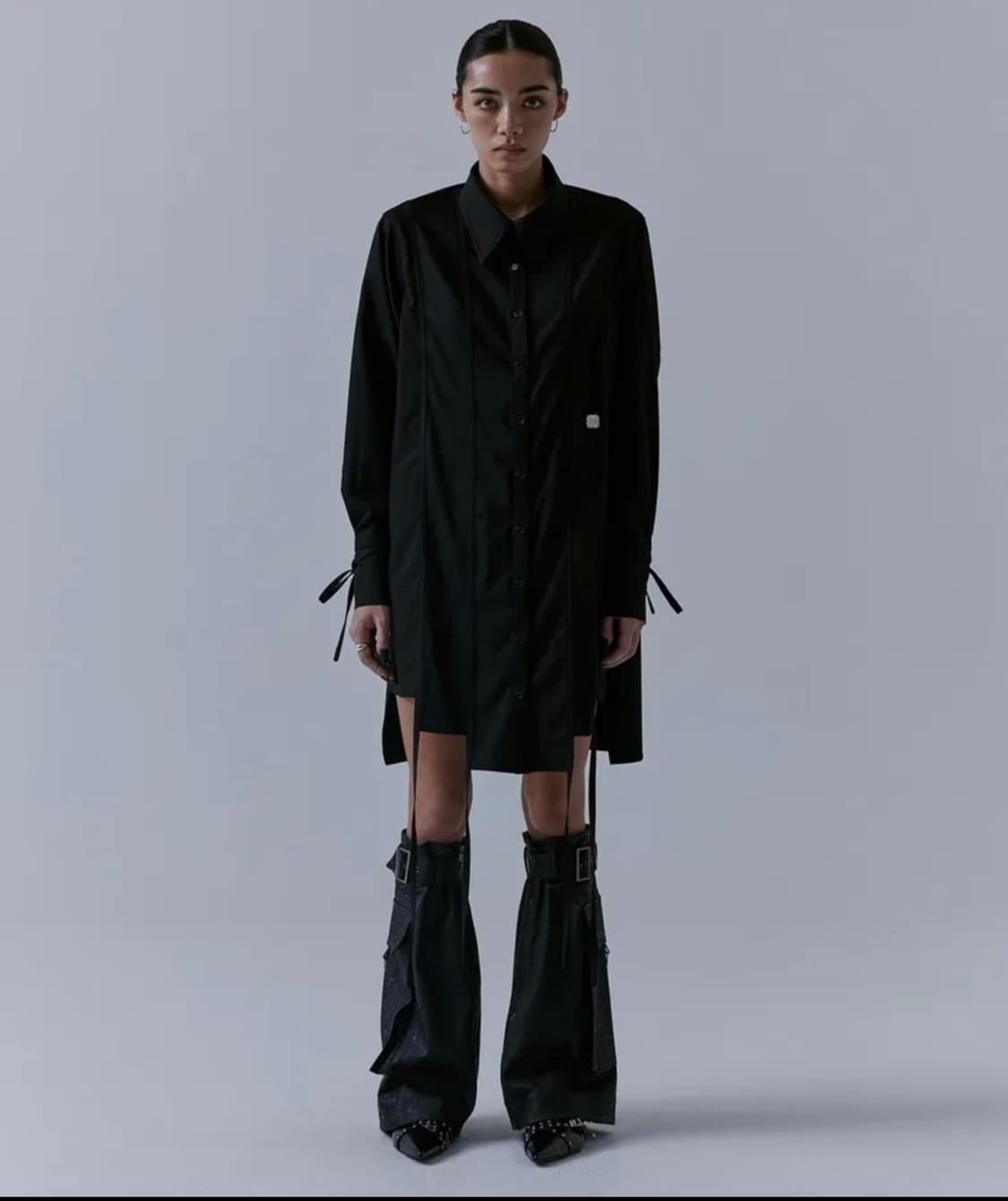 Treemingbird stepped hemline long strap  상품이미지2