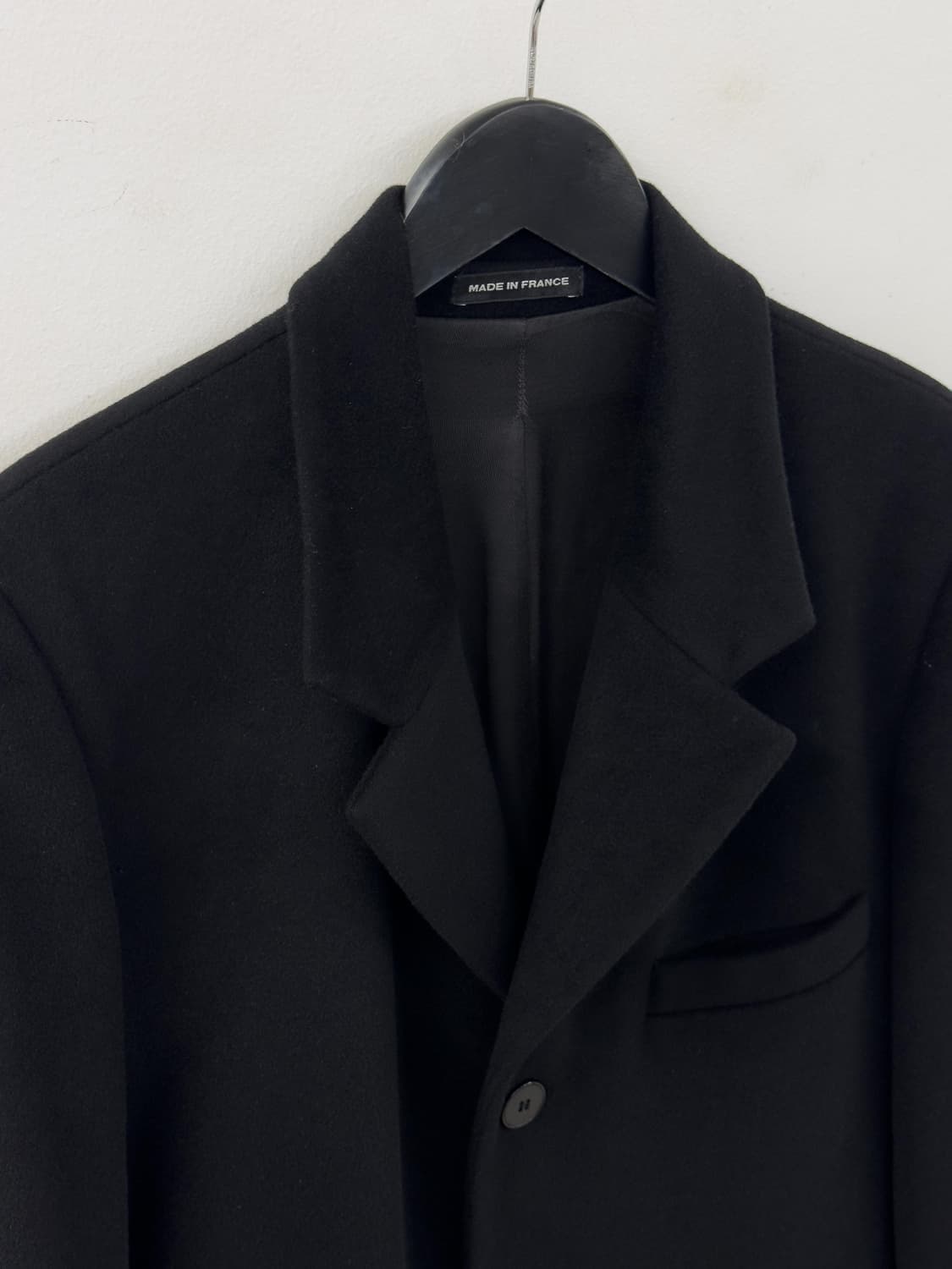 아네스베 앙고라 블랙 코트 상품이미지5