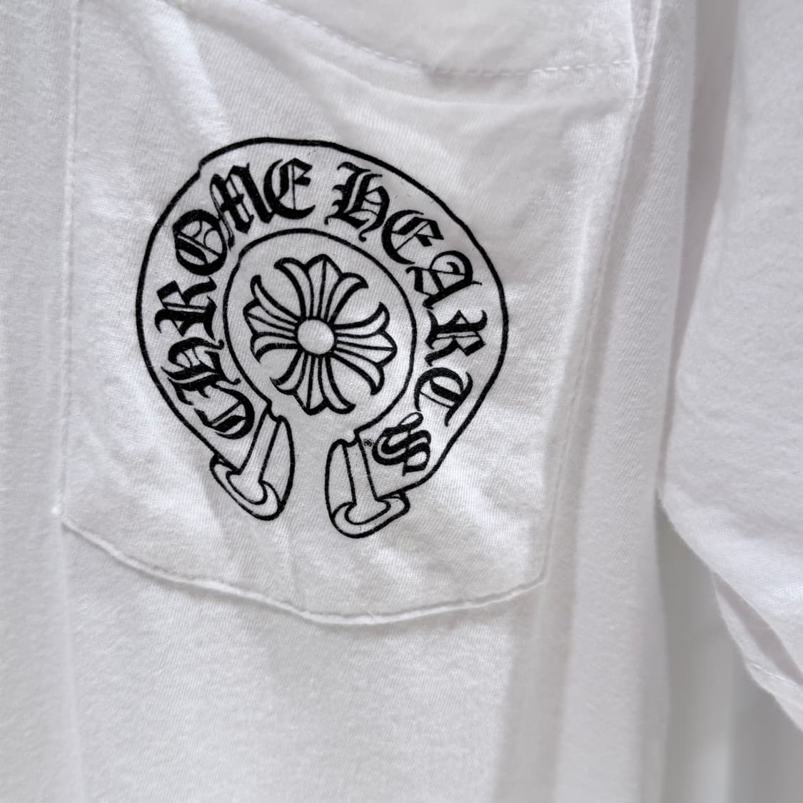 M / 크롬하츠 홀스슈 화이트 반팔티셔츠 상품이미지4