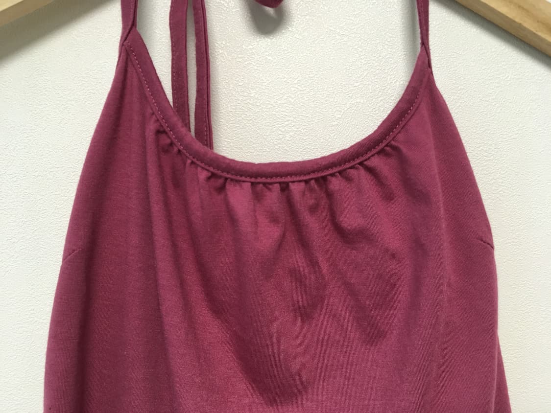 vintage halter neck sleeveless top pink 상품이미지7
