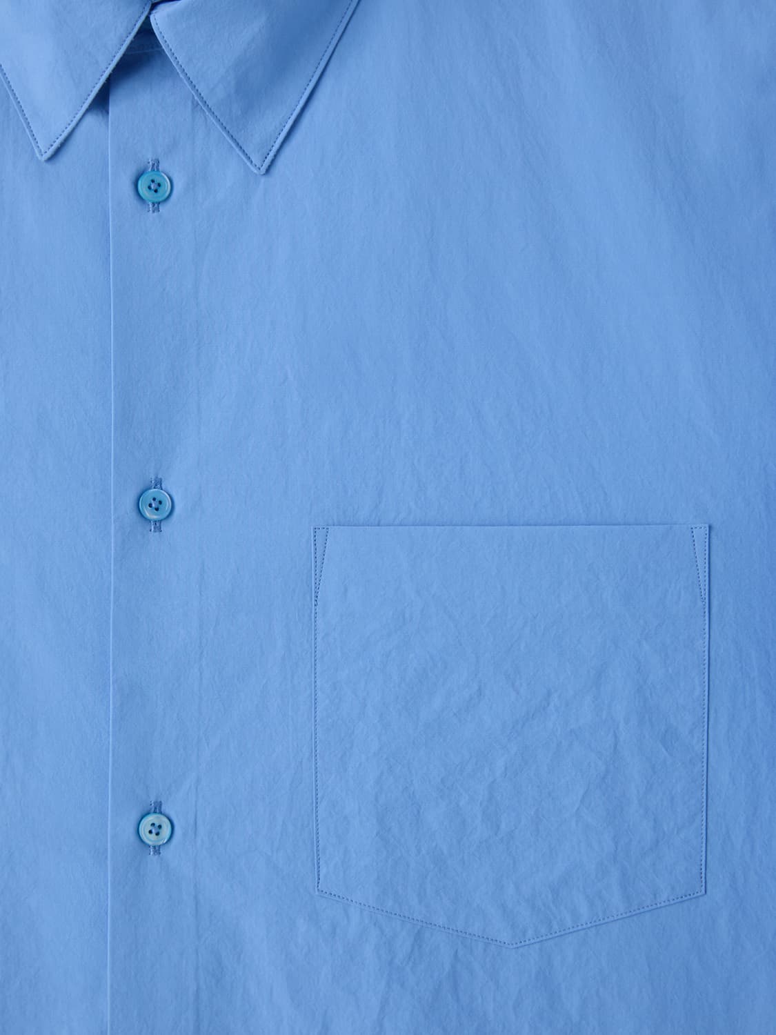 렉토 26SS 코튼 포켓 셔츠 베이비 블루 상품이미지6
