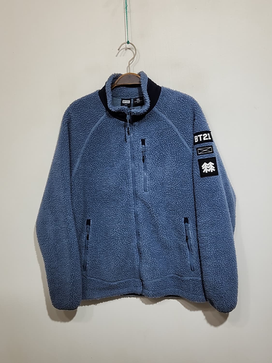 (M) 코오롱스포츠 플리스 점퍼 아웃도어 뽀글이 후리스 자켓  상품이미지1