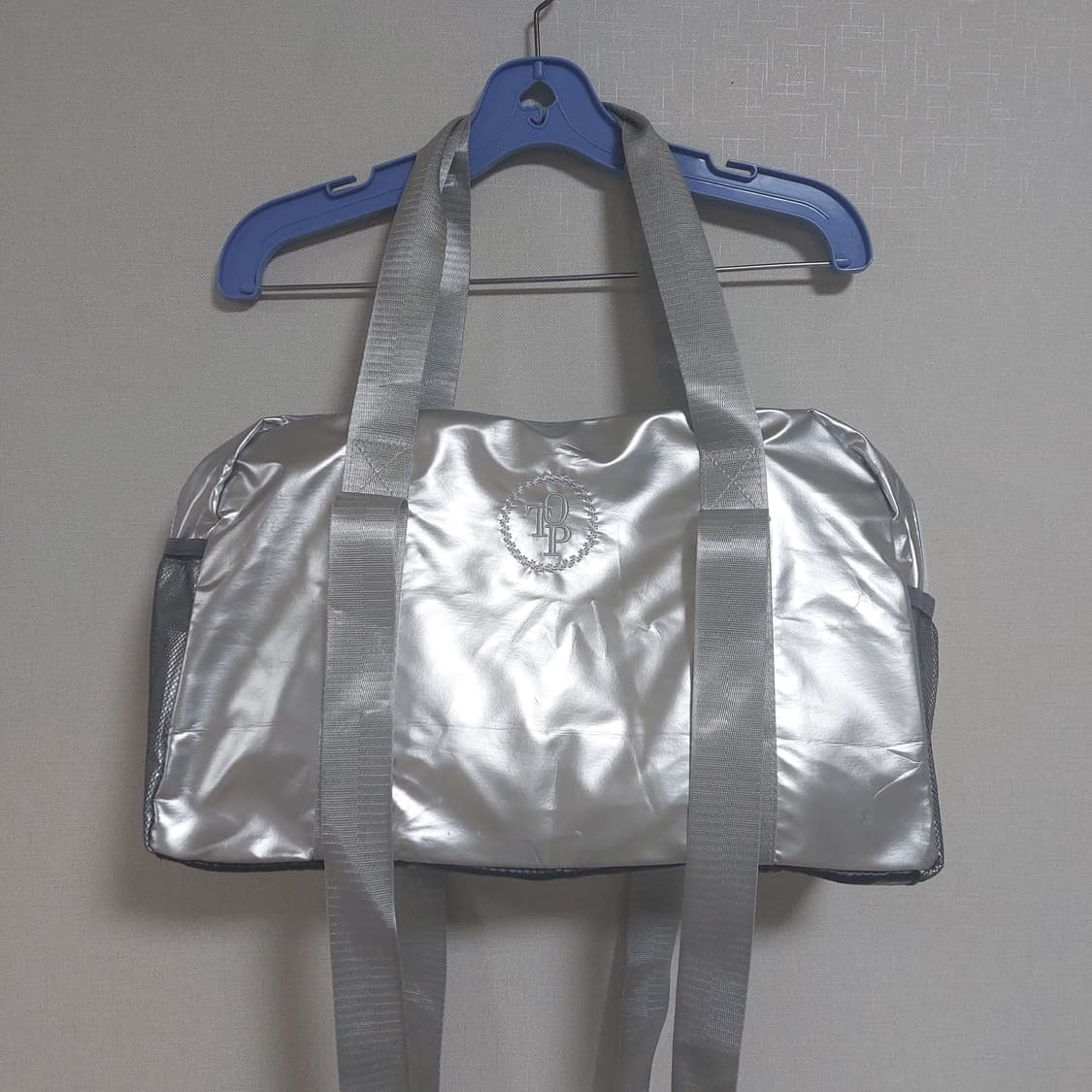 발레코어 실버 보스턴백 망치 가방 상품이미지3