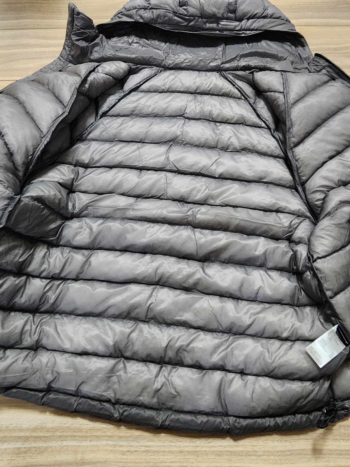 수아레라이트시어패딩점퍼남성L사이즈그레이경랑패딩 상품이미지7