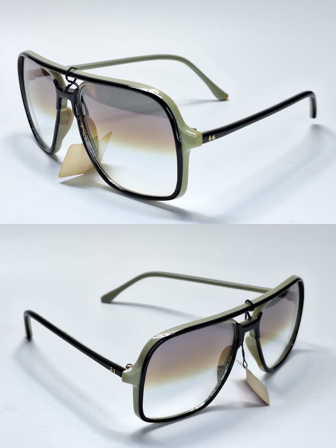 80s 일본제 빈티지 데드스톡 미사용/투브릿지 리벳 선글라스 클래식 상품이미지4
