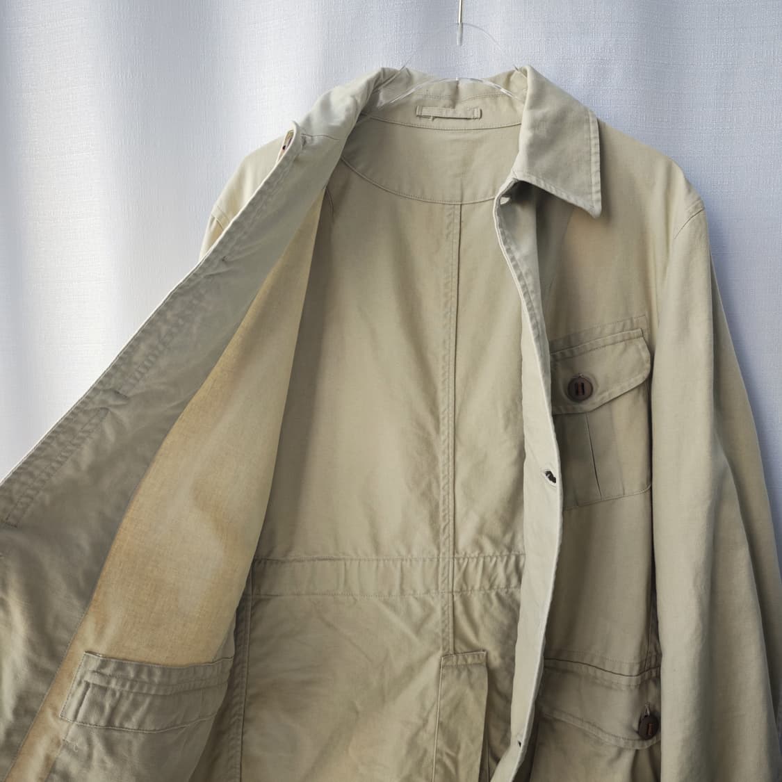 빔즈 Brilla Per il gusto 사파리 자켓 베이지 46사이즈 상품이미지8