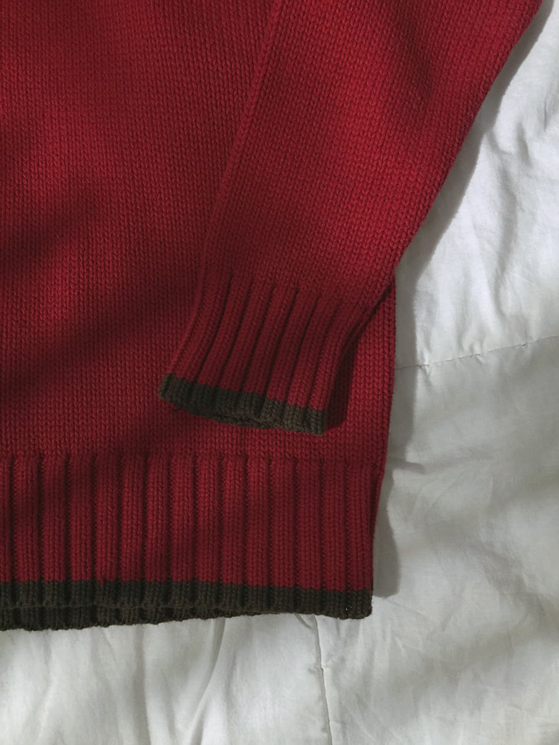 (WOMAN) 폴로랄프로렌 반집업 니트스웨터 XL  상품이미지4