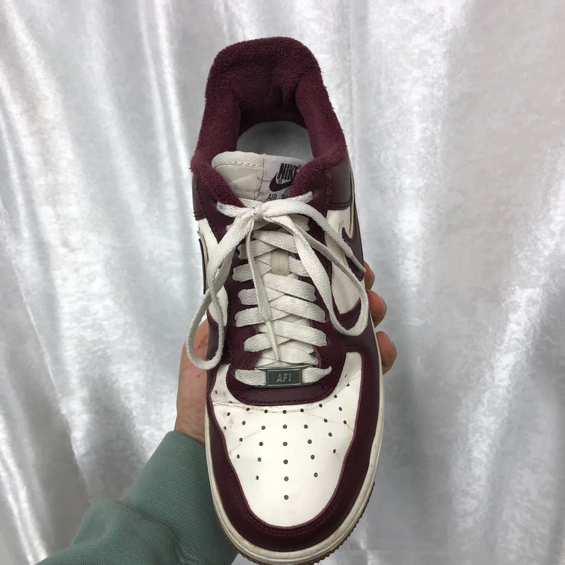 나이키 에어포스 1 07 나이트마룬 스니커즈 사이즈260  상품이미지5