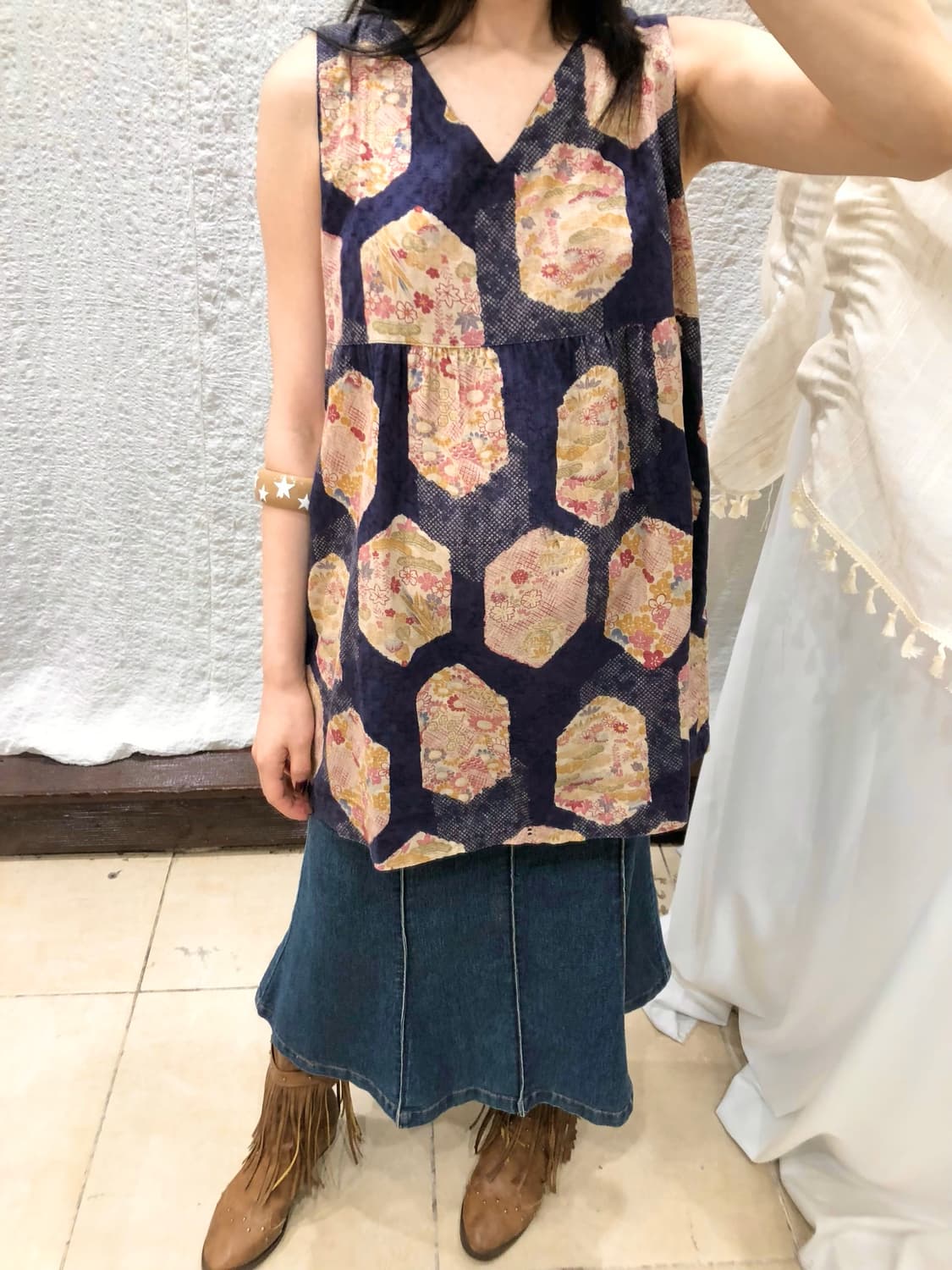 Flower patch sleeveless 상품이미지1
