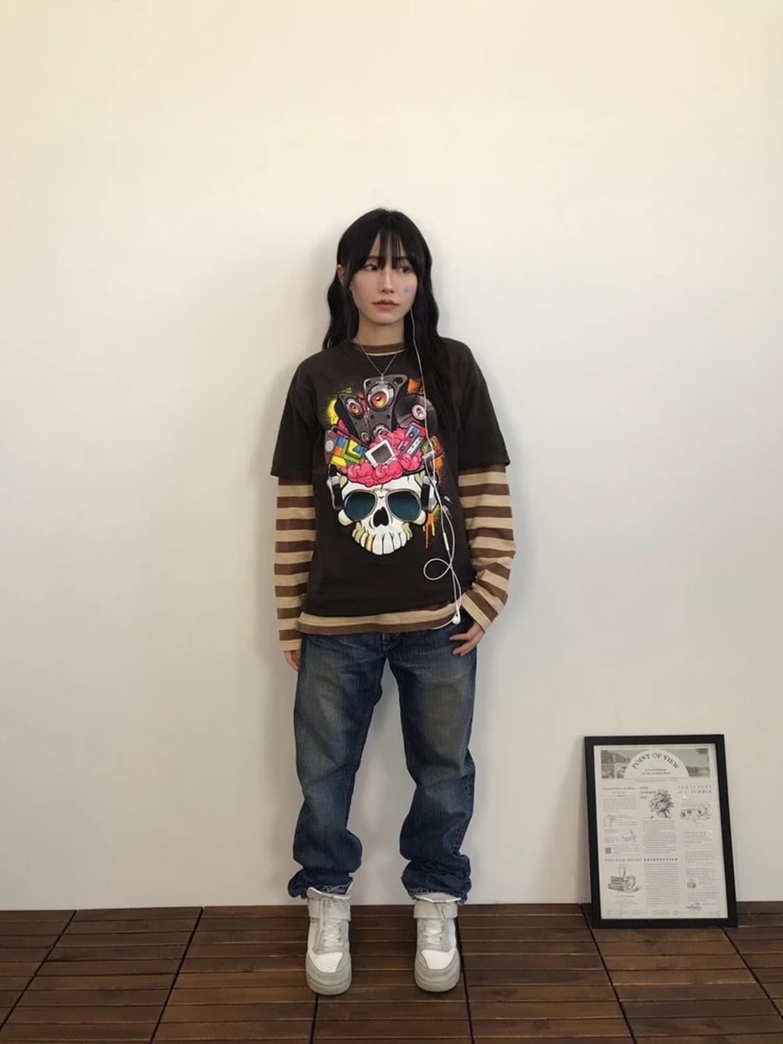 Exact Science Skull Graphic Tee 상품이미지1