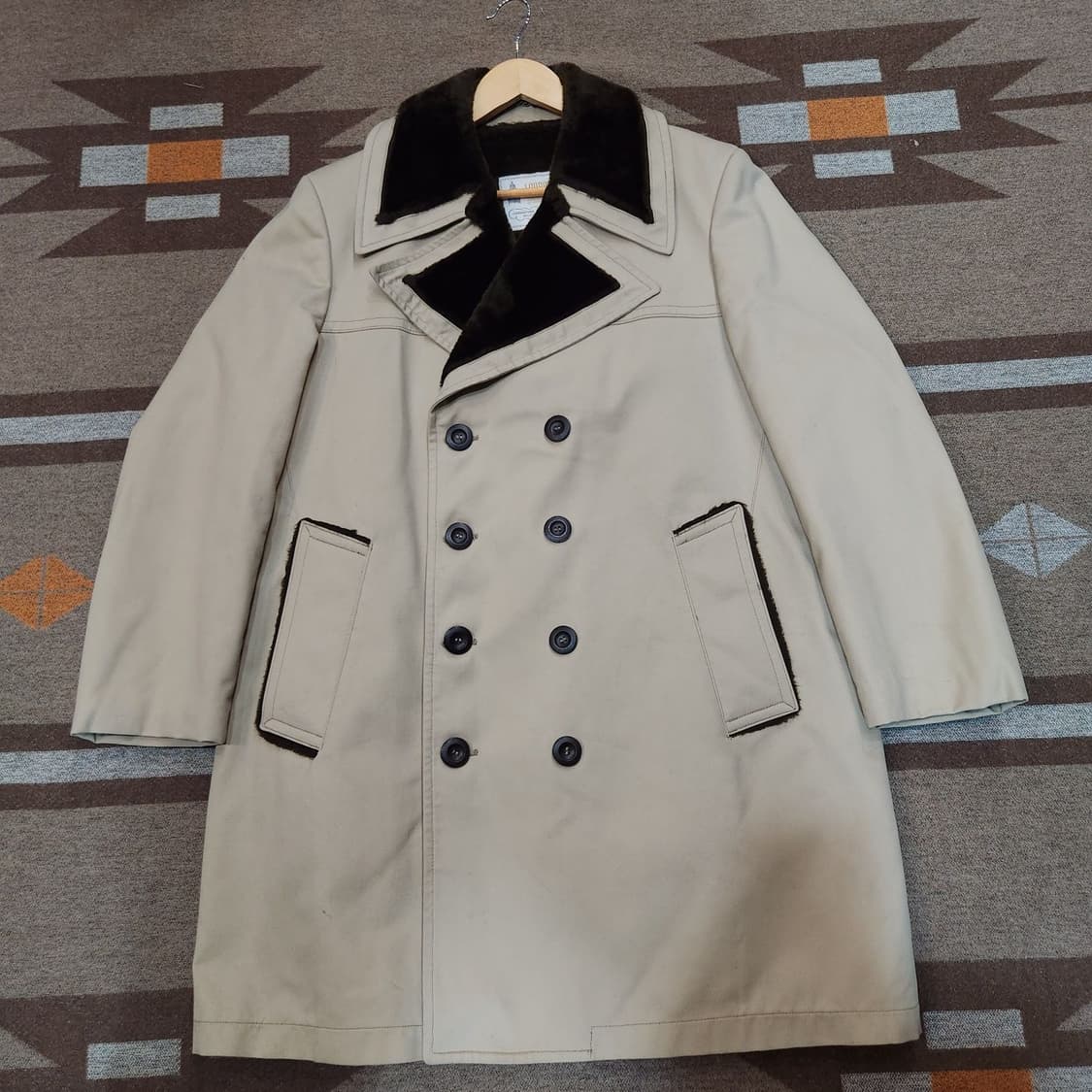 런던포그 90s 밀리터리 시어링 코트 L 상품이미지1