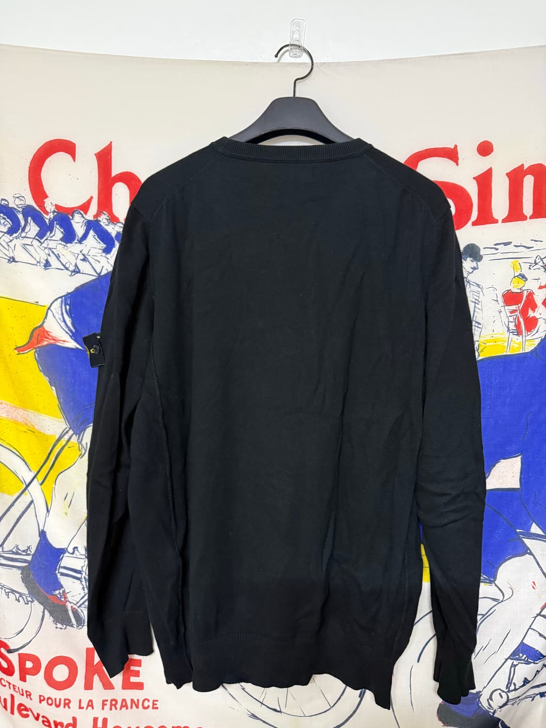 스톤아일랜드 코튼 니트 블랙 XXL 상품이미지4