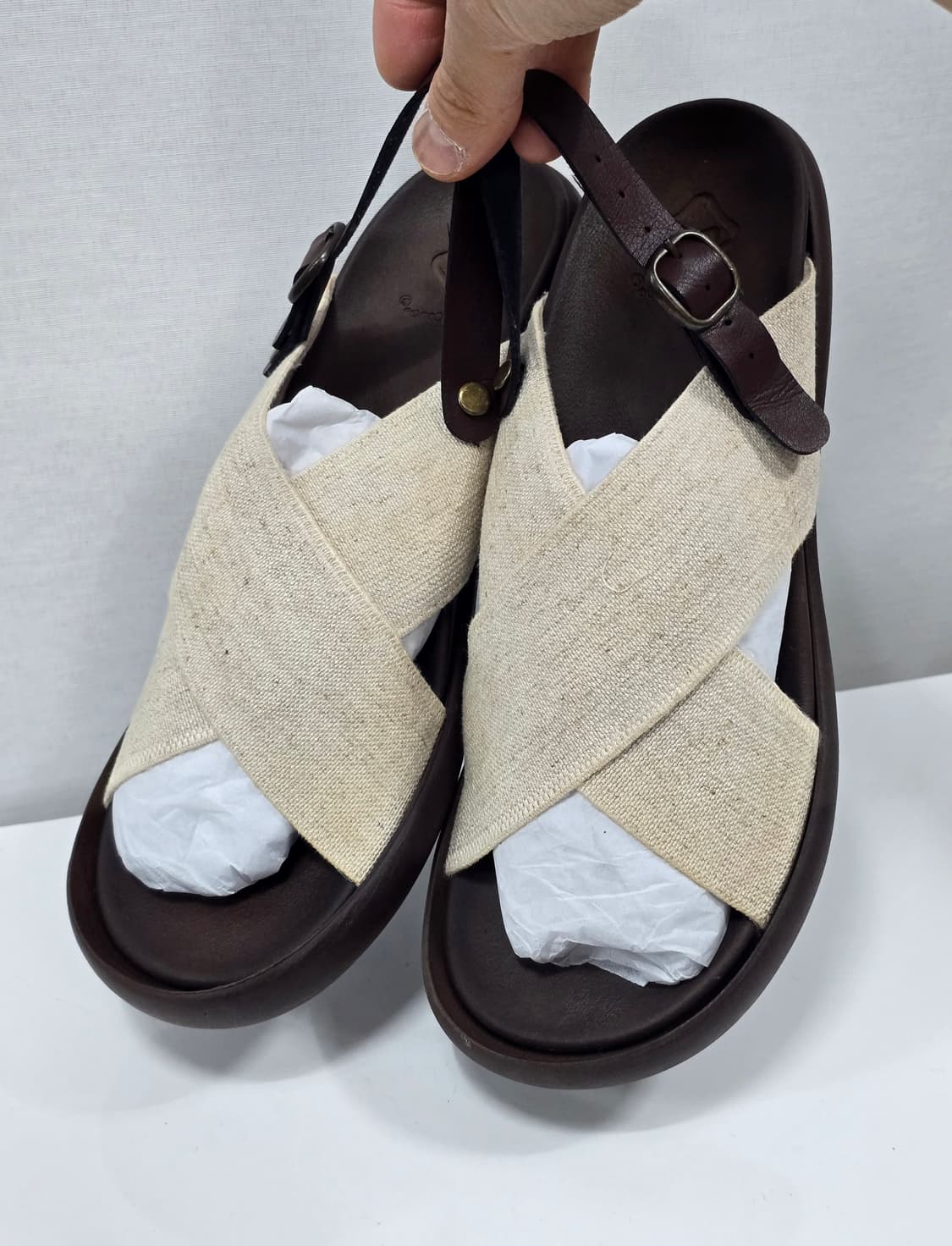 Re:getA 리게타카누 크로스 벨트 웨지힐 L  상품이미지1