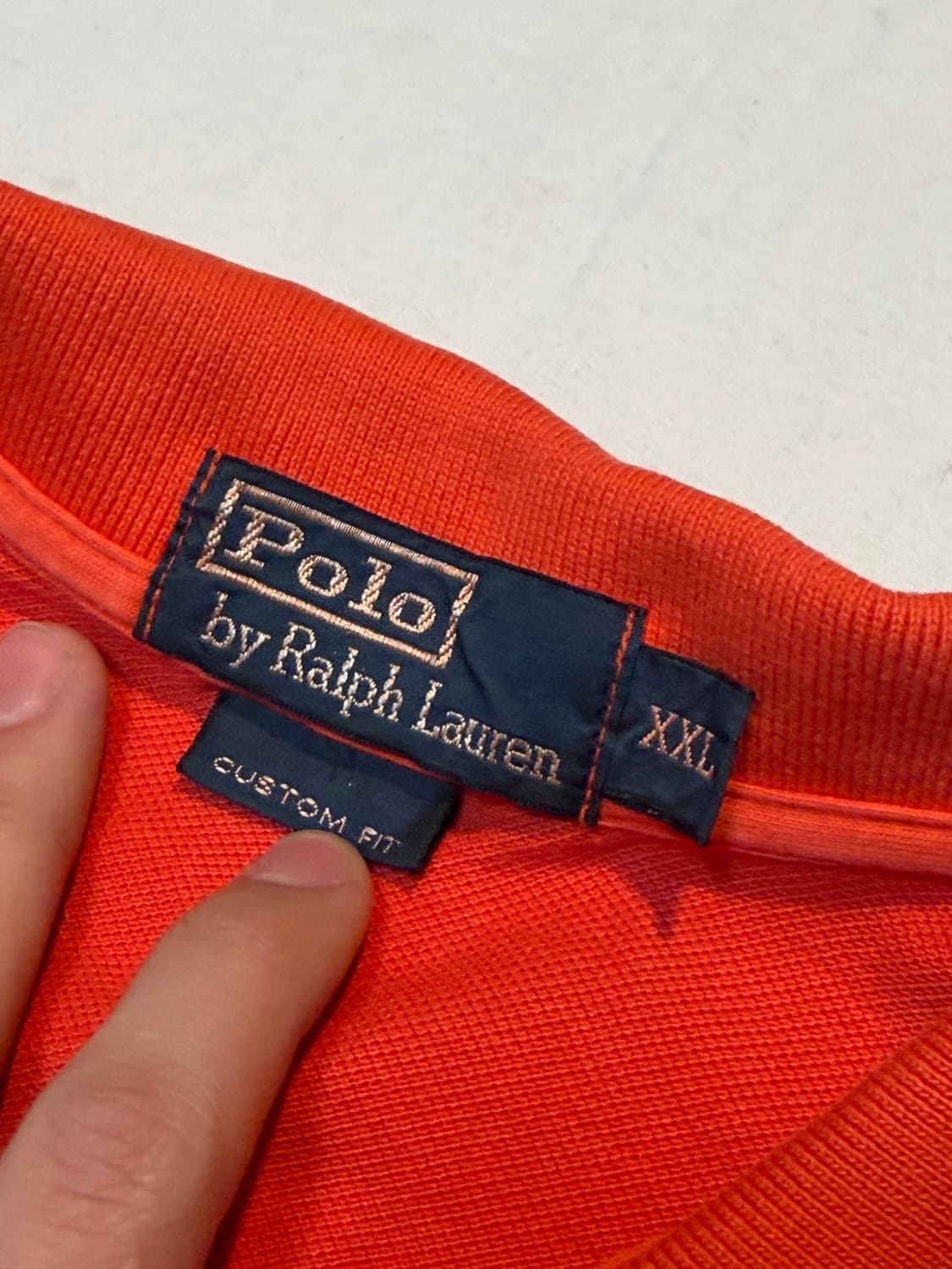 폴로 랄프로렌 빅포니 치프키프 카라티 오렌지 상품이미지3