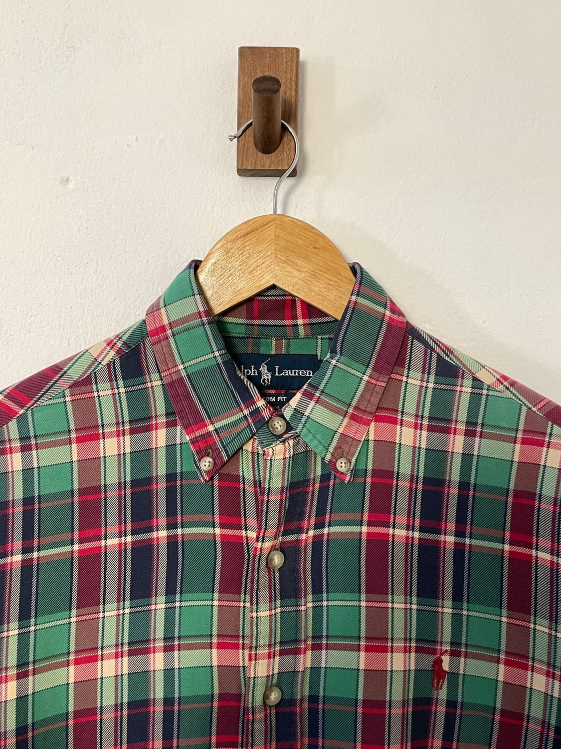 폴로 커스텀핏 체크 셔츠  상품이미지5